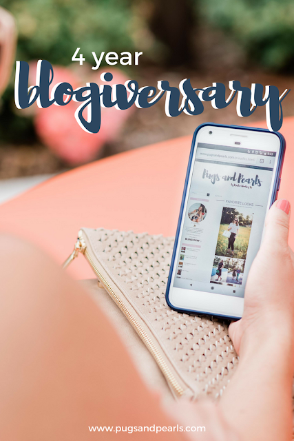 4 Year Blogiversary! // Pugs & Pearls Blog