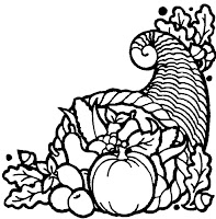 Cornucopia Coloring Printables