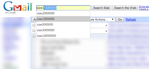 Gmail Full, Gmail Big Attachment