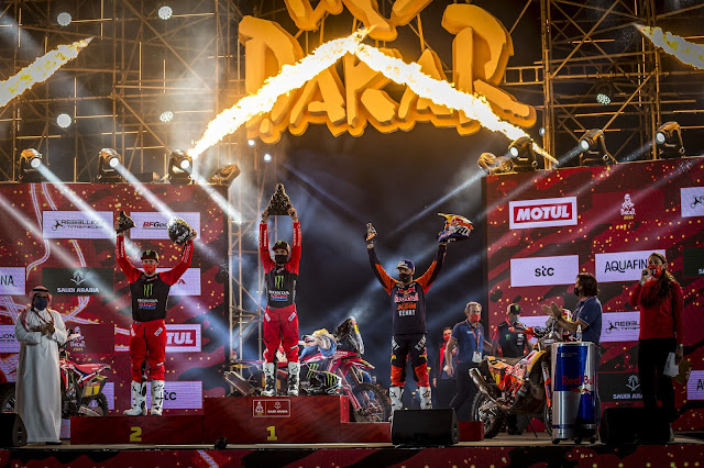 HRC Rally Dakar 2021 - Triumphant Double Victory for Honda