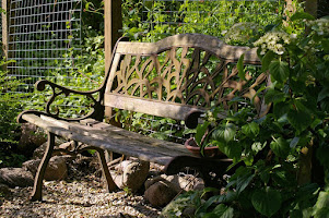 Gartenbank für Sitzecke