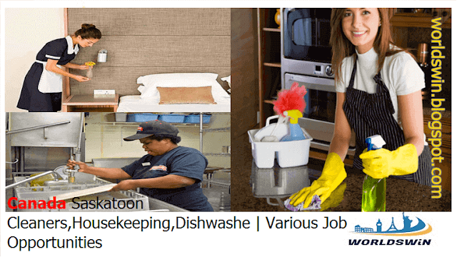 Apply to canada jobs in category cleaning and housekeeping or Dishwasher in saskatoon