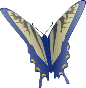 Clip art cartoon butterfly