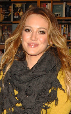 Hilary Duff at a World AIDS Day 