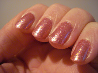 Rimmel Starlet with flakies topcoat nail polish