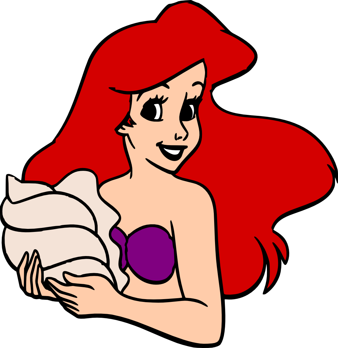 Free Free 342 Ariel Little Mermaid Svg SVG PNG EPS DXF File