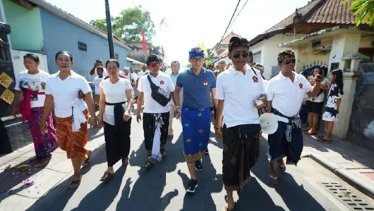 Warga Desa di Tabanan Bali Tolak Sandiaga: Kami Sudah Pilih Jokowi-Amin