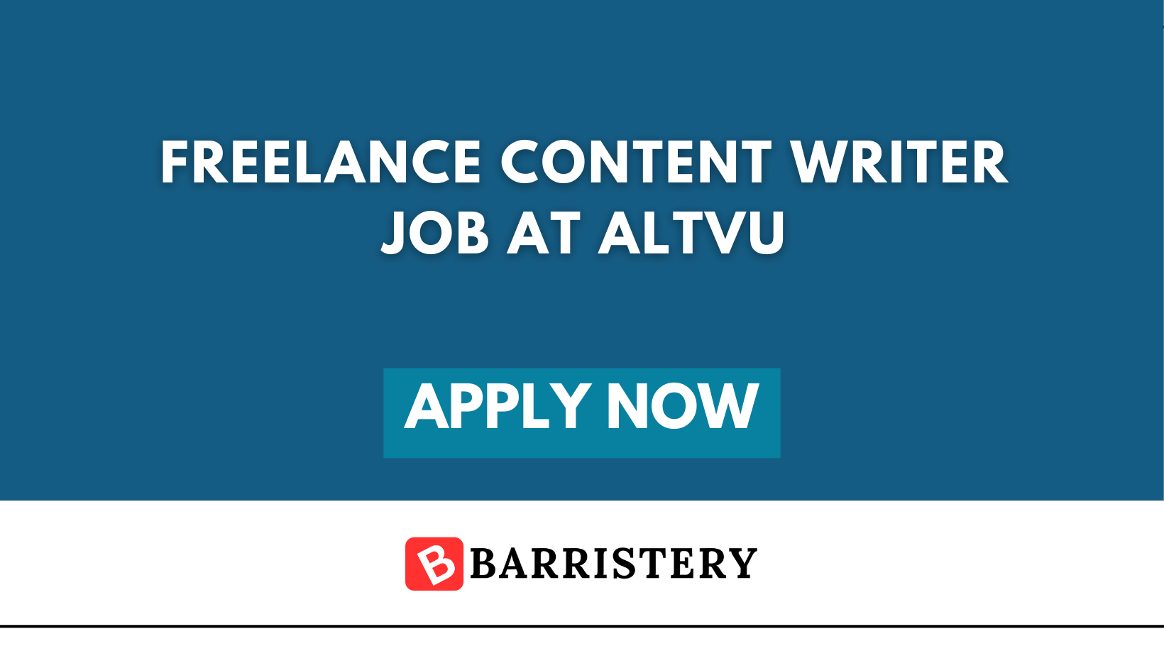 Freelance Content Writer at Altvu