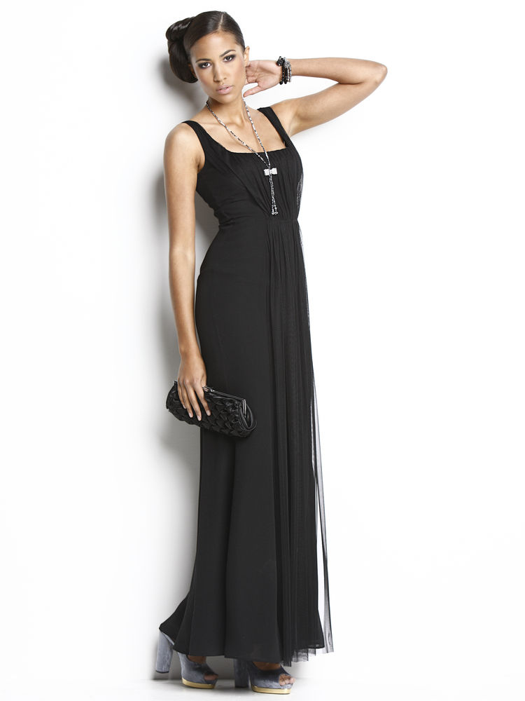 Robe de soirÃ©e noire longue