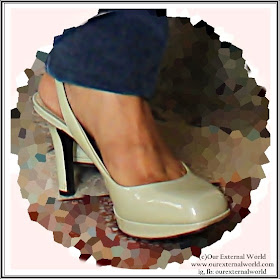 Fashion Post: Outift Of The Day - Welcoming Winters, mint heels, 