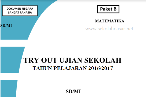 Soal Matematika Us Sd 2017 Dan Kunci Jawabannya
