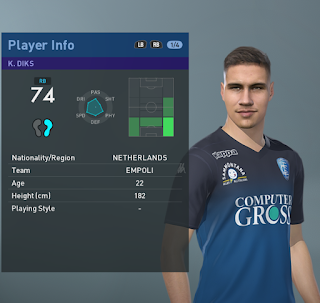 PES 2019 Faces Kevin Diks