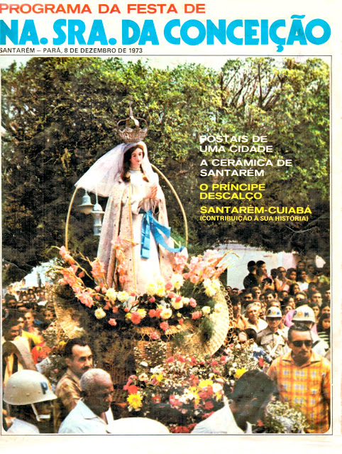 PROGRAMA DA FESTA DE NOSSA SENHORA DA CONCEIÇÃO - 1973 - CAPA