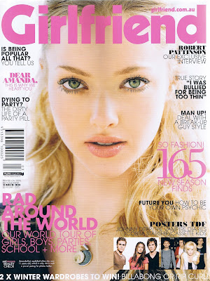 Actress Amanda Seyfried, star of Dear John, is having an Aussie glossy 