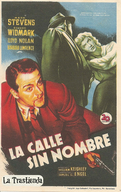 Programa de Cine - La Calle sin Nombre - Richard Widmark - Mark Stevens