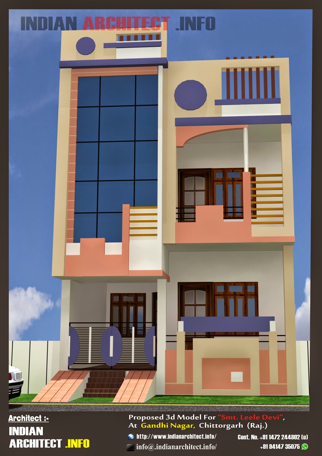 Smt Leela Devi House  20  x  50  1000 Sqft Floor Plan  and 