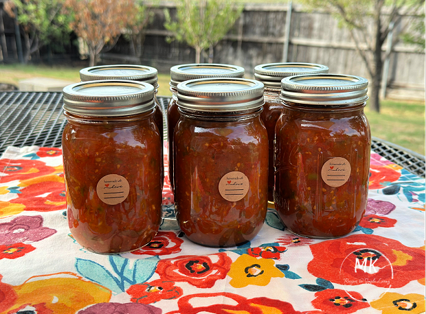 Making and Canning Your Own Chunky Garden Salsa