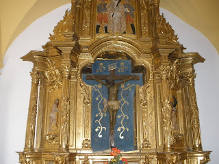 Retablo barroco tardío muy bien consevado de la iglesia parroquial