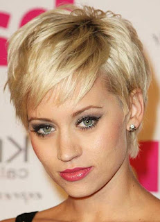 short hairstyles combed back