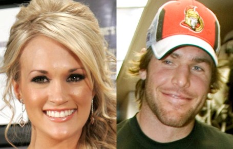 Carrie Underwood and my home town Ottawa Senators player Mike Fisher.