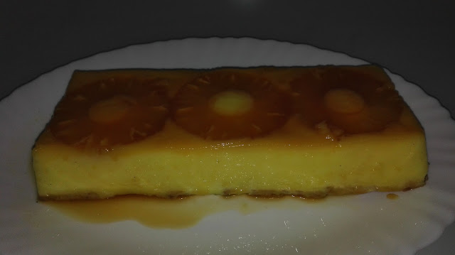 Tarta fría de piña