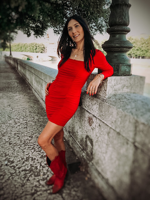 red dress, paola buonacara, themorasmoothie, femme luxe, abito rosso, fashion blogger