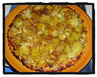 Tarte tatin d'artichauts