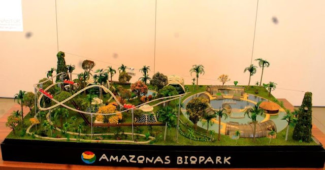 Maquete do Amazonas Biopark