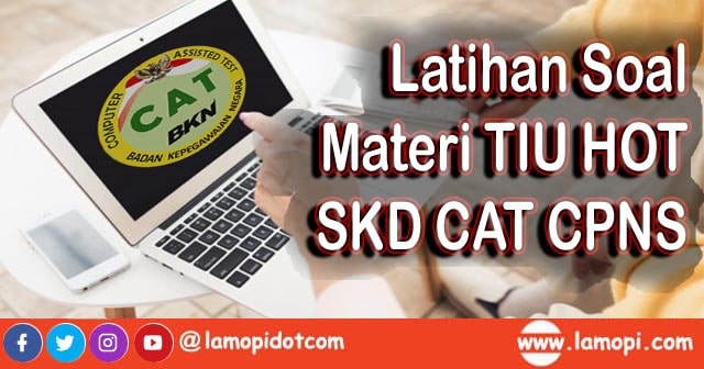  Simulasi  CAT  CPNS Online Materi Tes Intelegensi Umum TIU 