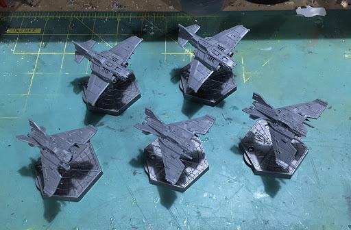 Aeronautica Imperialis Thunderbolts and Lightnings WIP