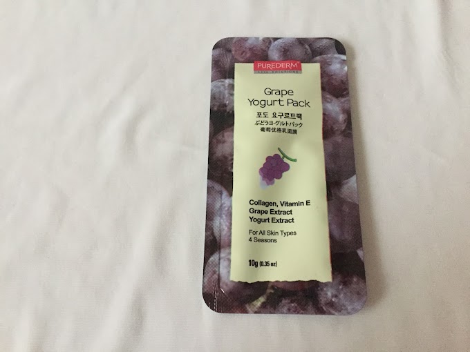 Purederm Grape Yogurt Pack / Yoğurtlu Üzümlü Maske