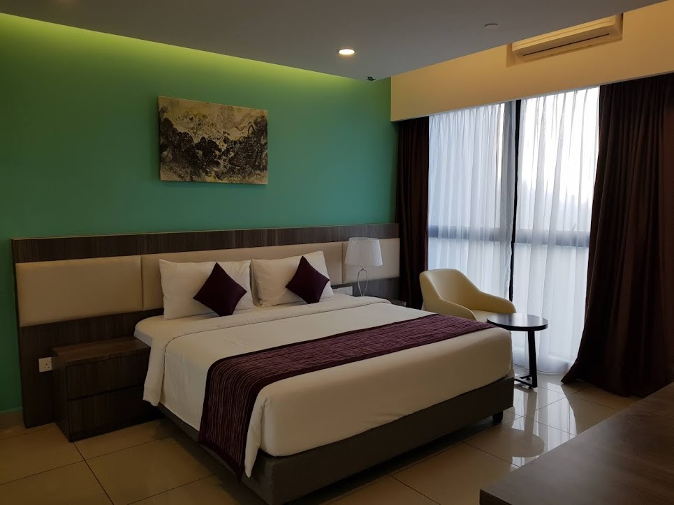 The 2 bedroom suite in the Grand Ion Delemen Hotel.