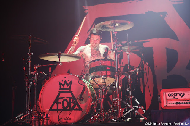 Fall Out Boy Paris Olympia Rock'n'Live Marie Le Bannier Live report Concert Andy Hurley Patrick Stump Pete Wentz Joe Trohman Save Rock and Roll My Songs Know What You Did In The Dark Thnks Fr Th Mmrs This Ain't a Scene, It's an Arms Race © Rock'n'Live