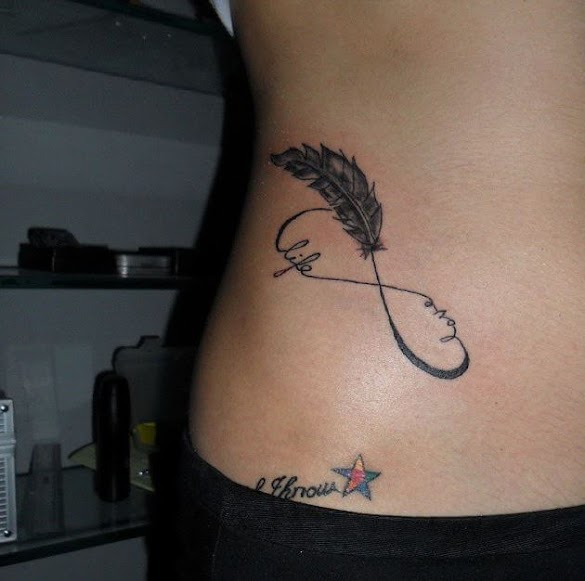 Infinity Tattoos Designs : 150 Best Infinity Tattoos - Design & Ideas 2020 - The idea of this tattoo is so fantastic that anyone will quickly fall in love with the design and want to get it.