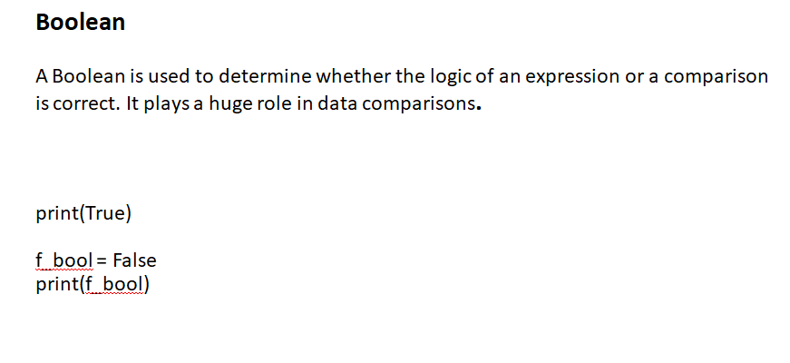 What are Data Types and Variables in Python - Boolean 2