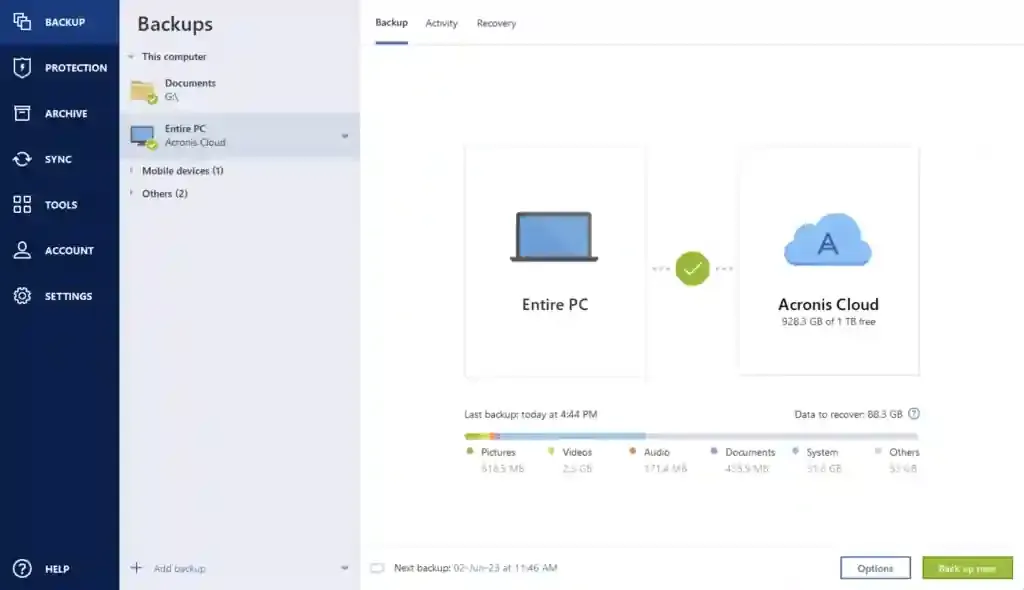 Acronis True Image Build 41736
