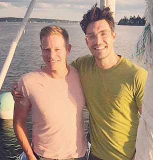 Jacob Jules Villere with spouse Peter Porte