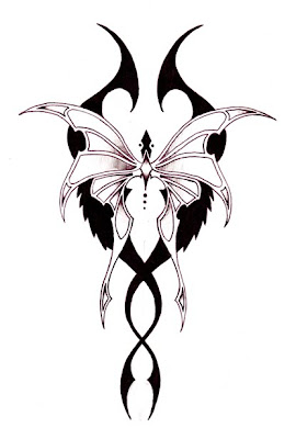 Tribal Butterfly Tattoos