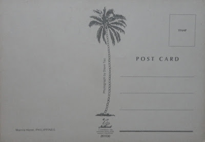 Manila Hotel postcard