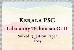 Kerala PSC Laboratory Technician Gr II Answer Key | 23/06/2025