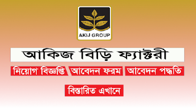 Akij Biri Factory Limited Job Circular 2023