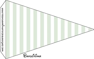 Banderines con fondo provenzal.