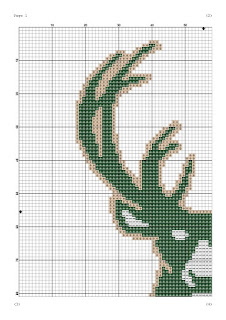 Milwaukee Bucks logo cross stitching embroidery - Tango Stitch