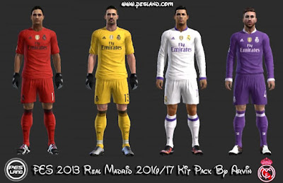 PES 2013 Real Madrid 2016/17 GDB By Arvin