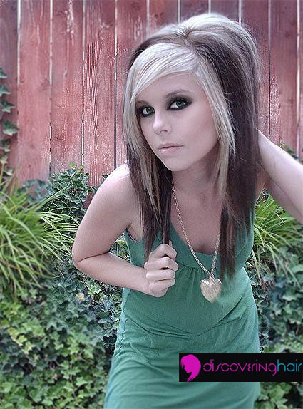 emo hairstyle photos. Cute emo hairstyle for girls