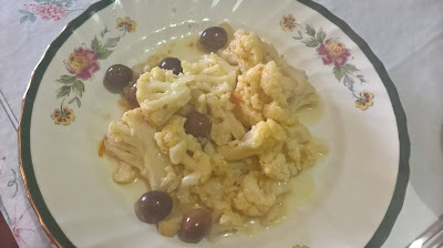 Cavolo soffocato, cavolfiore con le olive - ricetta sarda- tutorial 2