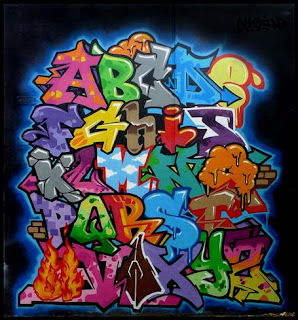 Vision design | graffiti Alphabet letter A - Z