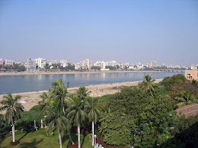 Ahmedabad city and the river Sabarmati