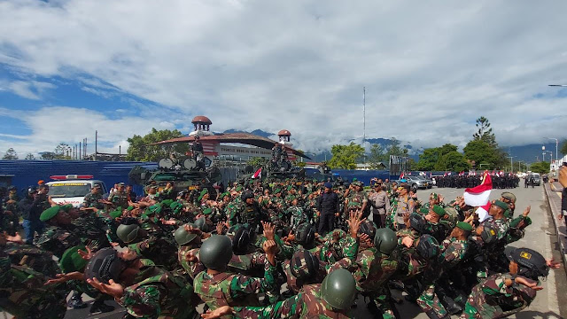 400 Personil TNI-POLRI Disiagakan Mengantisipasi Aksi Demo PRP di Kab. Jayawijaya