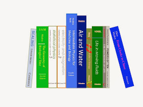 My Ideal Bookshelf, for Intermediate Physics for Medicine and Biology.